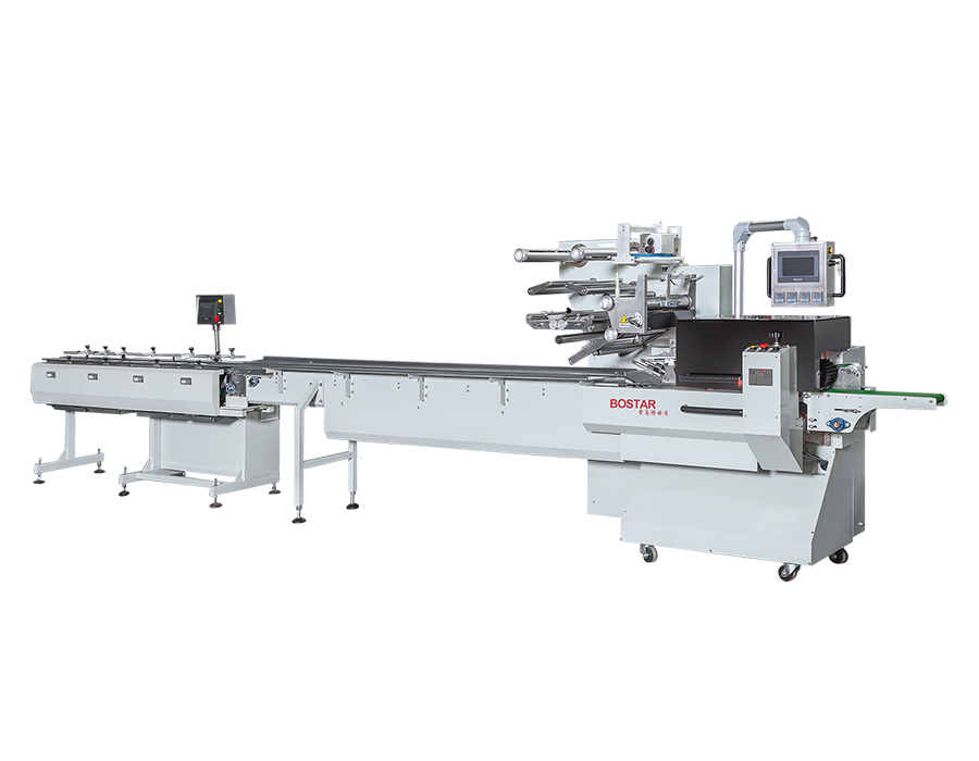 BOSS450/120-S三伺服包裝機+BOSZ2000四段理料機