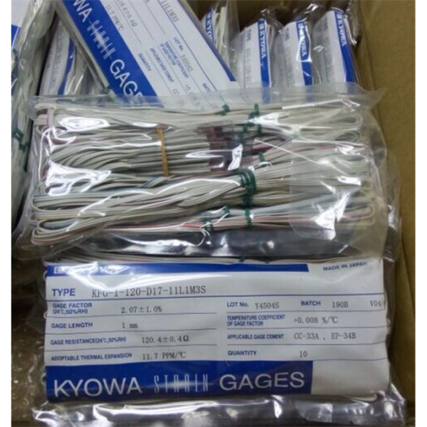 日本KYOWA共和配件耗材應(yīng)變片KFGS-3NE-120-C1-16 L30C2R