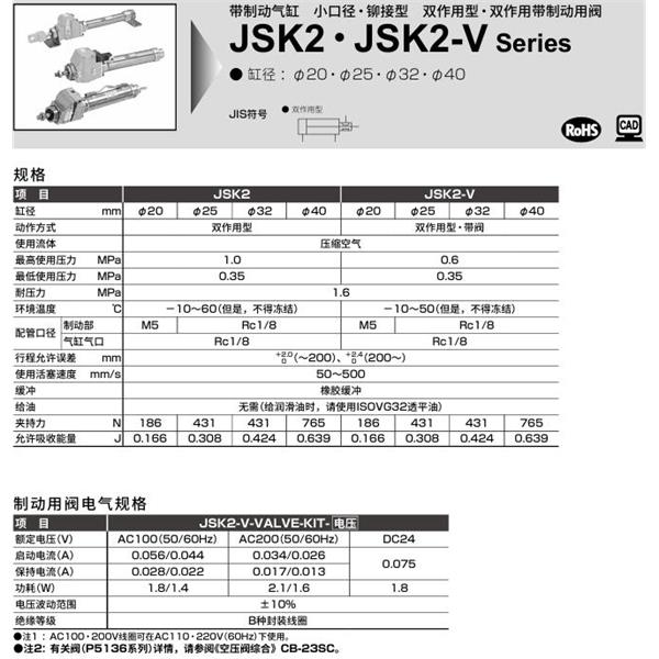 CKD喜開(kāi)理帶閥氣缸JSM2-TA-20-50-T0H-R-PI